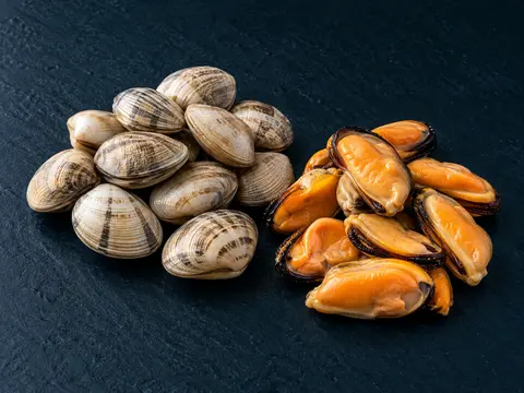 Foto campione: Cozze senza guscio 100/200 IQF